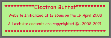 electron buffet